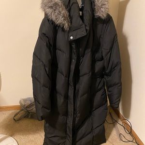 Calvin Klein black hooded jacket